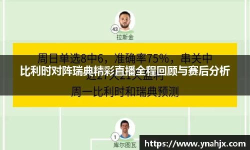 比利时对阵瑞典精彩直播全程回顾与赛后分析